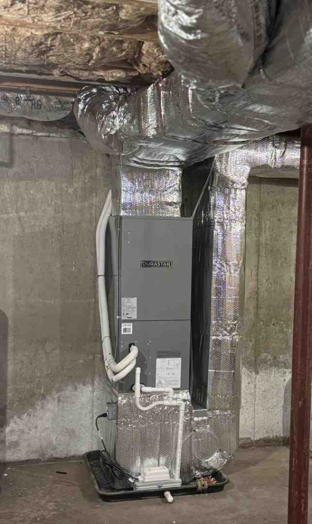 adding ac to oil furnace