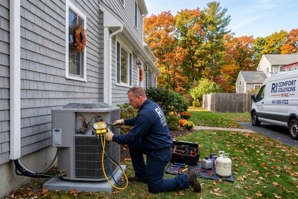 Who are the most reliable companies for heating and cooling near me in Smithfield, RI that have over 30 years of experience?