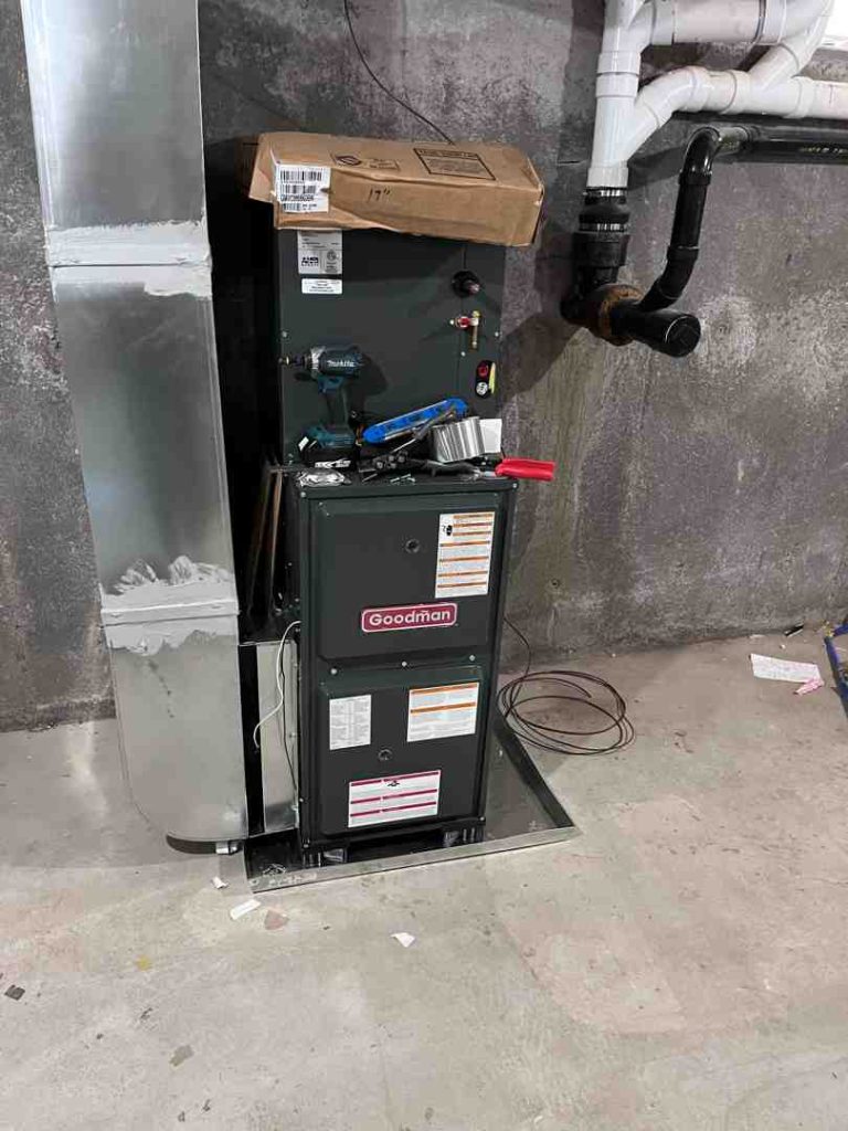 Replace old furnace